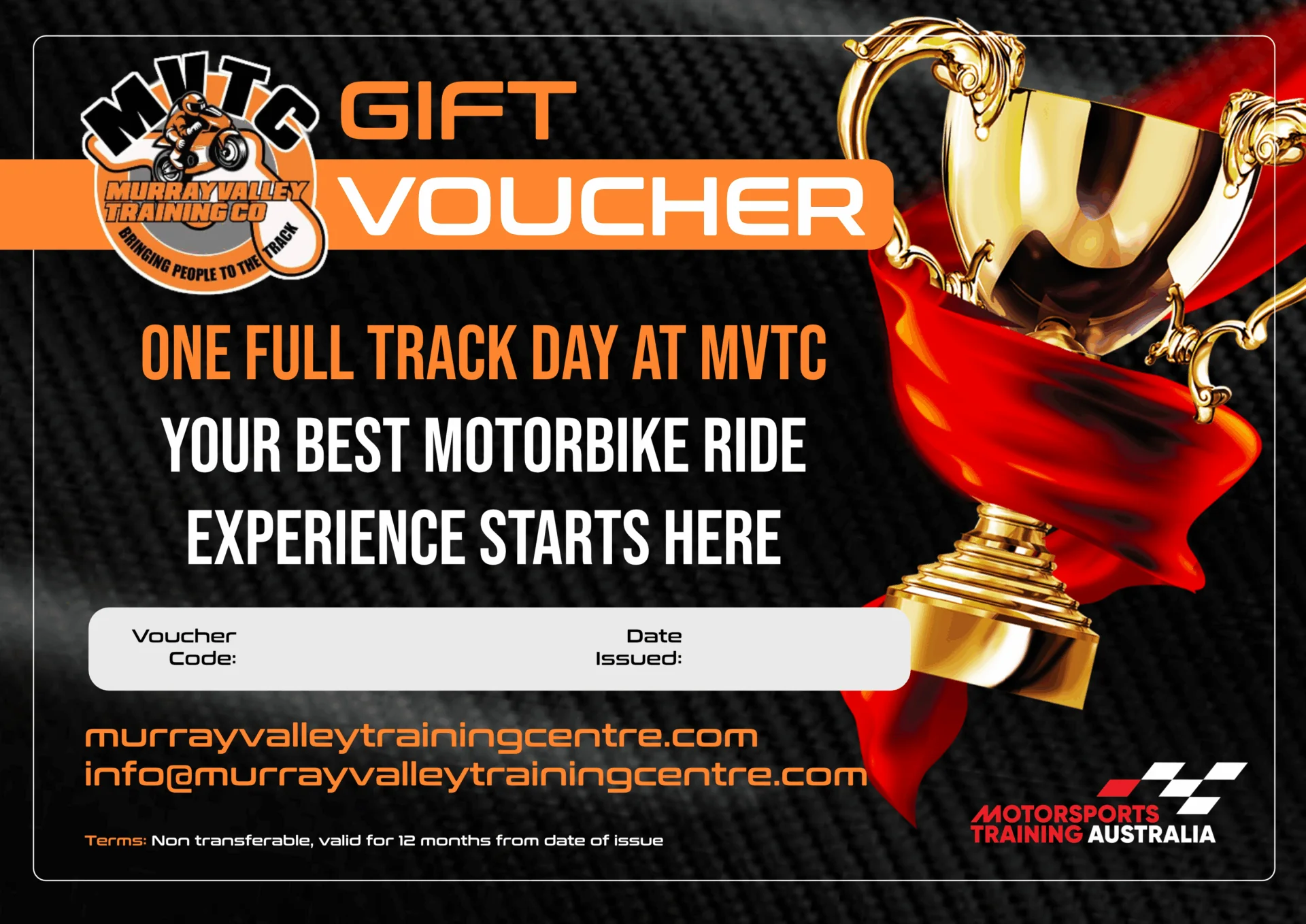 Gift Voucher - One Full Track Day
